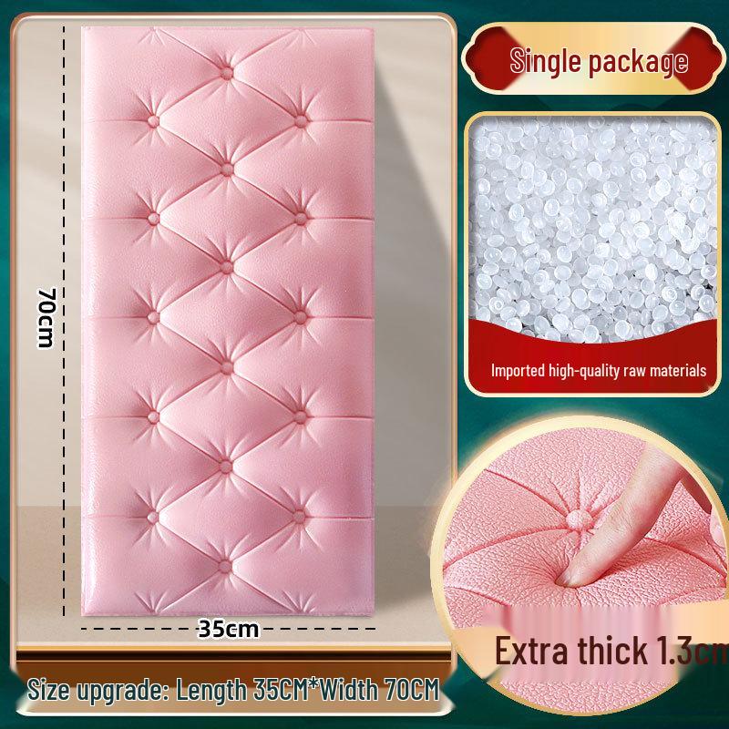 Soft Tatami Wall Surround & Headboard Protector for Kids - Self-Adhesive, Thickened Anti-Collision Sticker