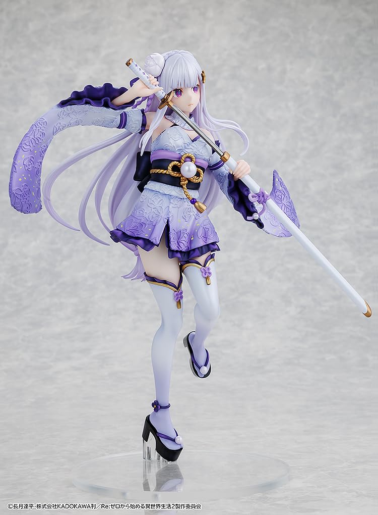 Kadokawa [KADOKAWA] Kdcolle Re:ZERO -Starting Life in Another World- Emilia Battle Costume Ver. 17 Scale Plastic Pre-painted Finished Product