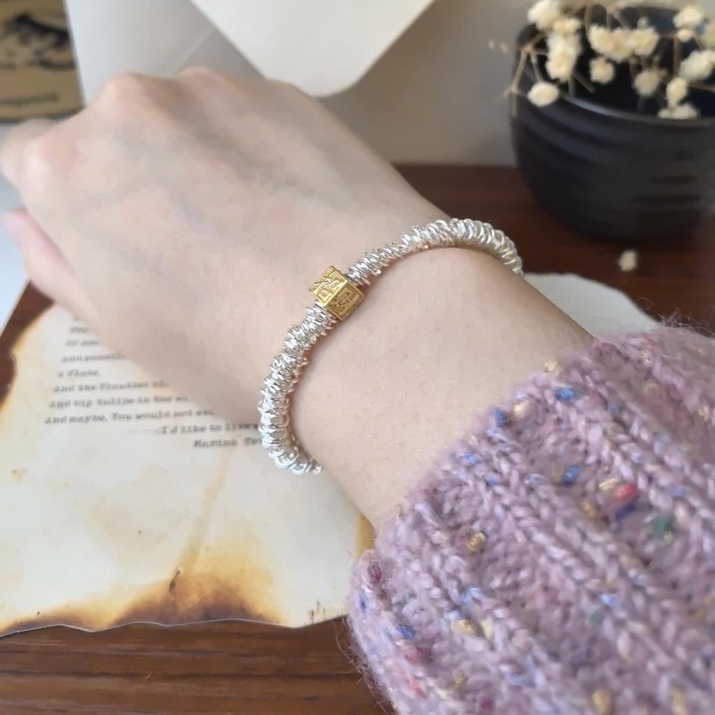 925 Silver Bracelet Bangle Simple Green Leaf Elegant Nature For Woman Girl Fashion Jewelry Gift Dropship