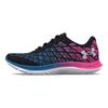 Under Armour Flow Velociti Wind 2 Comfortable Fabric Low-Top Casual Running Shoes Women Sneaker Black Pink 3025662-004