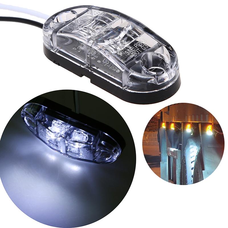 LED Clearance Marker Light Waterproof Tail Side Signal Lamp for Truck Trailer RV 12V