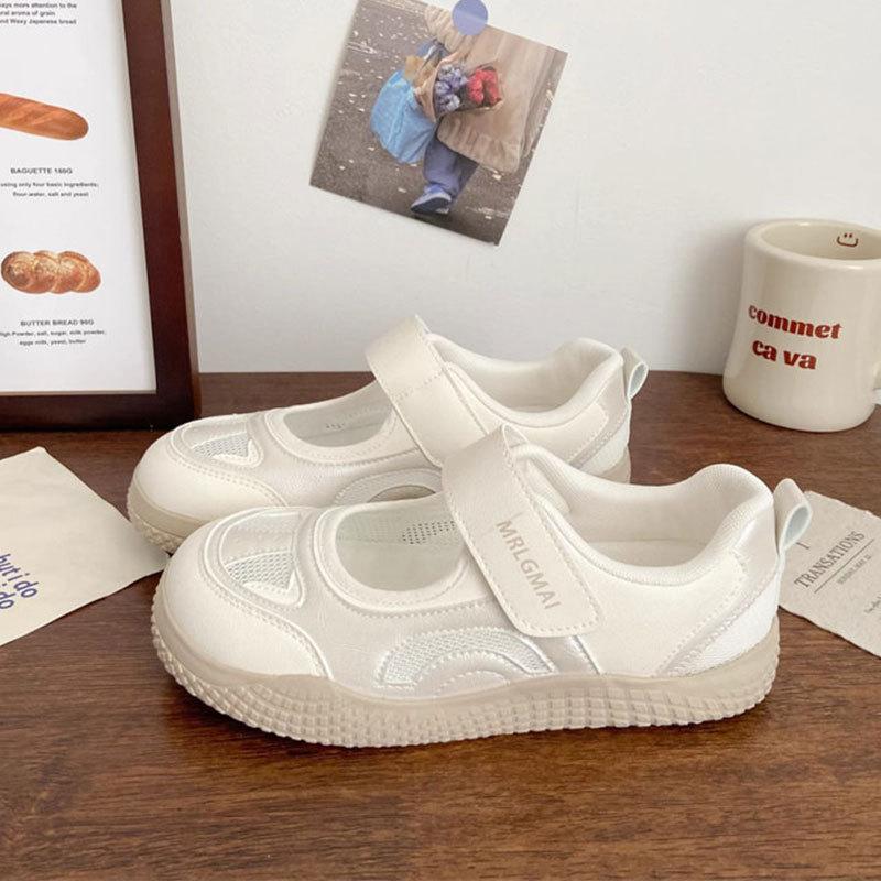 Ugly Cute Shoes Hollow Board Shoes Women's Summer New Chic Niche Velcro Versatile Breathable