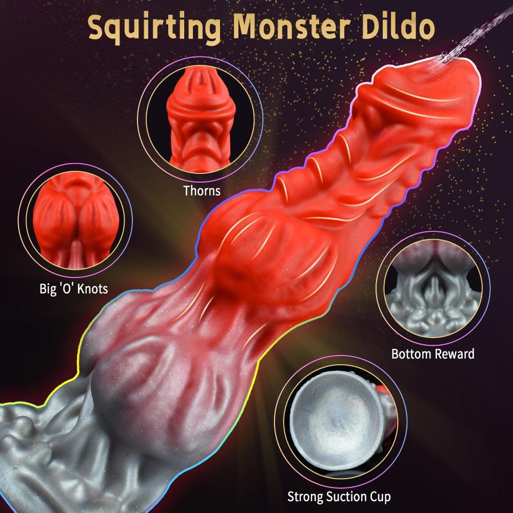 Large Ejaculation Dildo With Inflatable Anal Plug Big Knot Squirting Penis Adult Sex Toys Erotic Products For Men Women Anal 18+