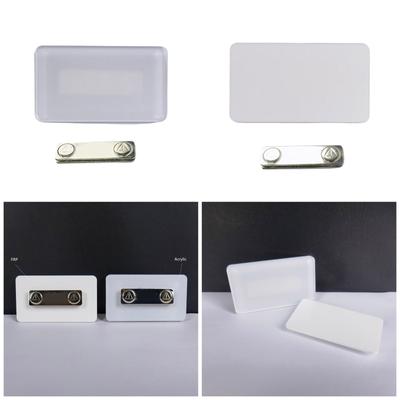 Portable Sturdy Acrylic Badge Fashion Accessory Decoration for Volunteers Student and Personalize Gifts Enthusiasts