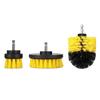 3Pcs/Set Drill Brush Heads Glass Floor Carpet Tile Cleaning Polish Scrubbers