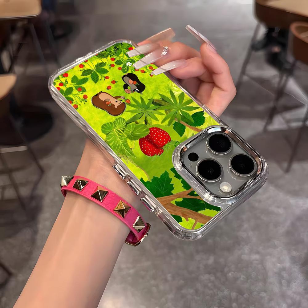 Anime Krtek Phone Case For IPhone 17 Air 16 15 14 13 12 11 Pro Pro Max Plus Transparent Soft Cover