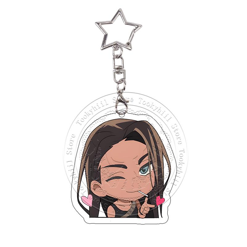 Alien Stage Acrylic Keychain Set Kawaii Exquisite Student Mizi Ivan & Till Luka Keyring Bag Pendant Charms Ivan Festival Gift
