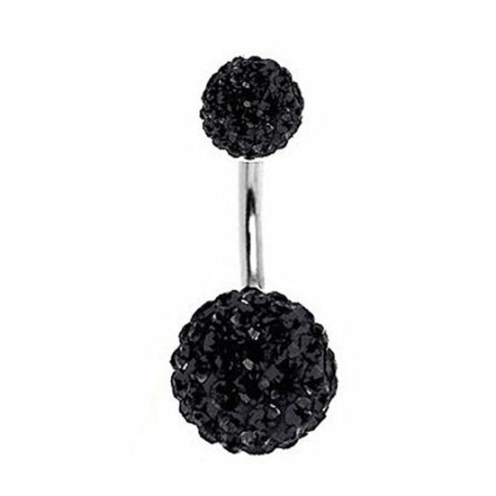 Smart Sexy Nabel Bauchnabel Ring Barbell Strass Körper Piercing Schmuck