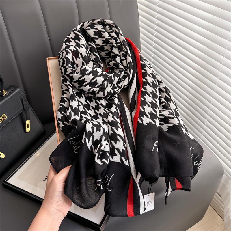 Xiaomi autum shawl outer fashionspring & fall scarf women's cotton and linen dual-use easiest for match thin winter silk scarf long gauze scarf