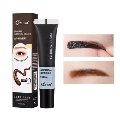 OCHEAL Żel do brwi Peel Off Naturalny Koloryzujący Tatuaż Wodoodporny Długotrwały Krem do oczu Koloryzujący Klej do brwi Szybkoschnący Makijaż brwi