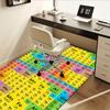 1pc Periodic Table,Chemistry,Elements Office Carpet Soft Polyester Non slip Machine Washable Indoor