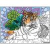 Velvet Coloring Board The Tiger