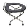 Faltbarer Toilettenstuhl Tragbarer Toilettenstuhl Edelstahl Ergonomischer Toilettenstuhl für Erwachsene
