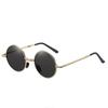 0 -0.5 -0.75 To -6.0 Women Men Folding Round Polarized Sunglasses With Prescription Eyewear Anti-Glare Metal Myopia Sun Glasses