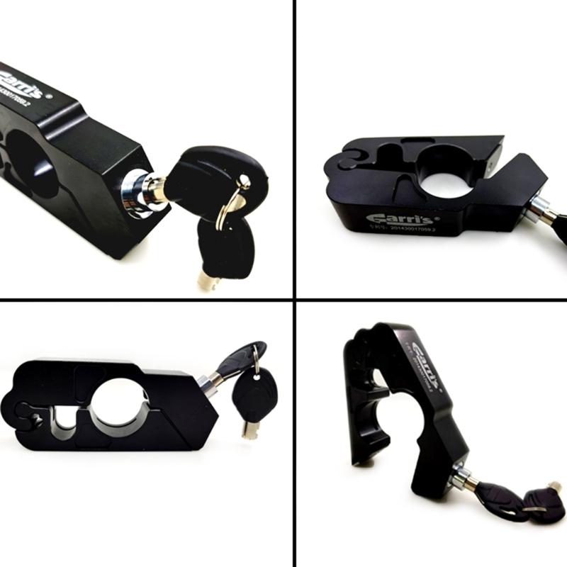 Motorcycle Grip Locks Handlebar Throttle Security Lock Heavy-Duty Anti-Theft Bike Handlebar Lock to Protect Motorcycles