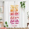 2 Stück 2D Flachdruck Vorhänge Dieser Tag Herr Freue dich 100% Polyester Ohne Strom 0 für Zimmer Schlafzimmer Wanddeko