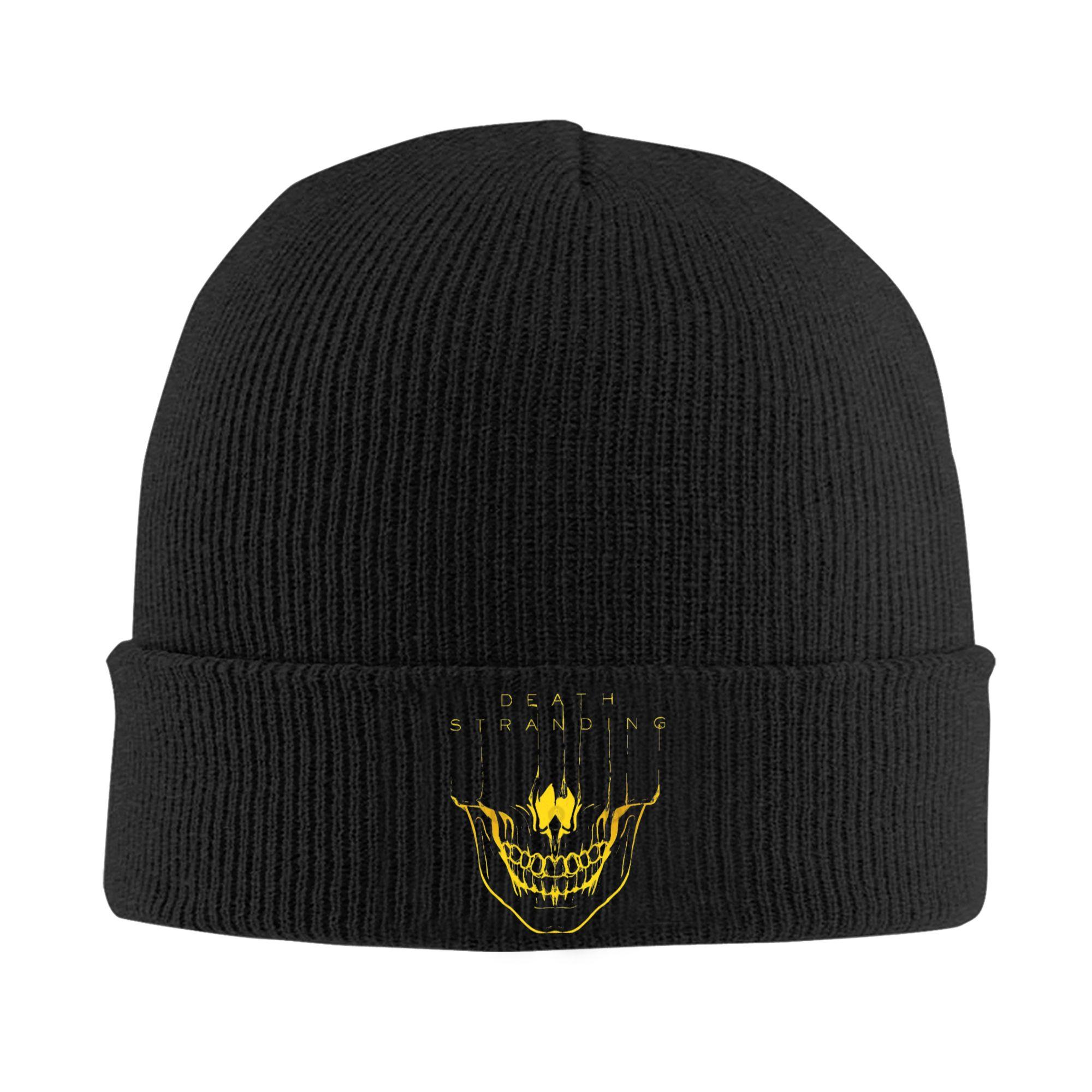 Drawbridge  Death Stranding Hat Autumn Winter Beanies Warm  Cap Unisex Acrylic Knitted Hat One Size