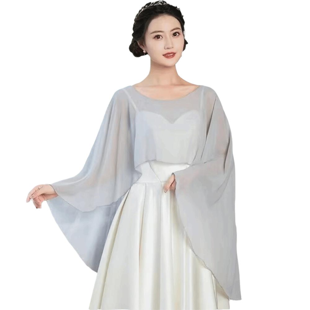 All Match Thin Wide Chiffon Shawl Sunscreen Wedding Scarves Shawl Women Pullover Wraps  for Women