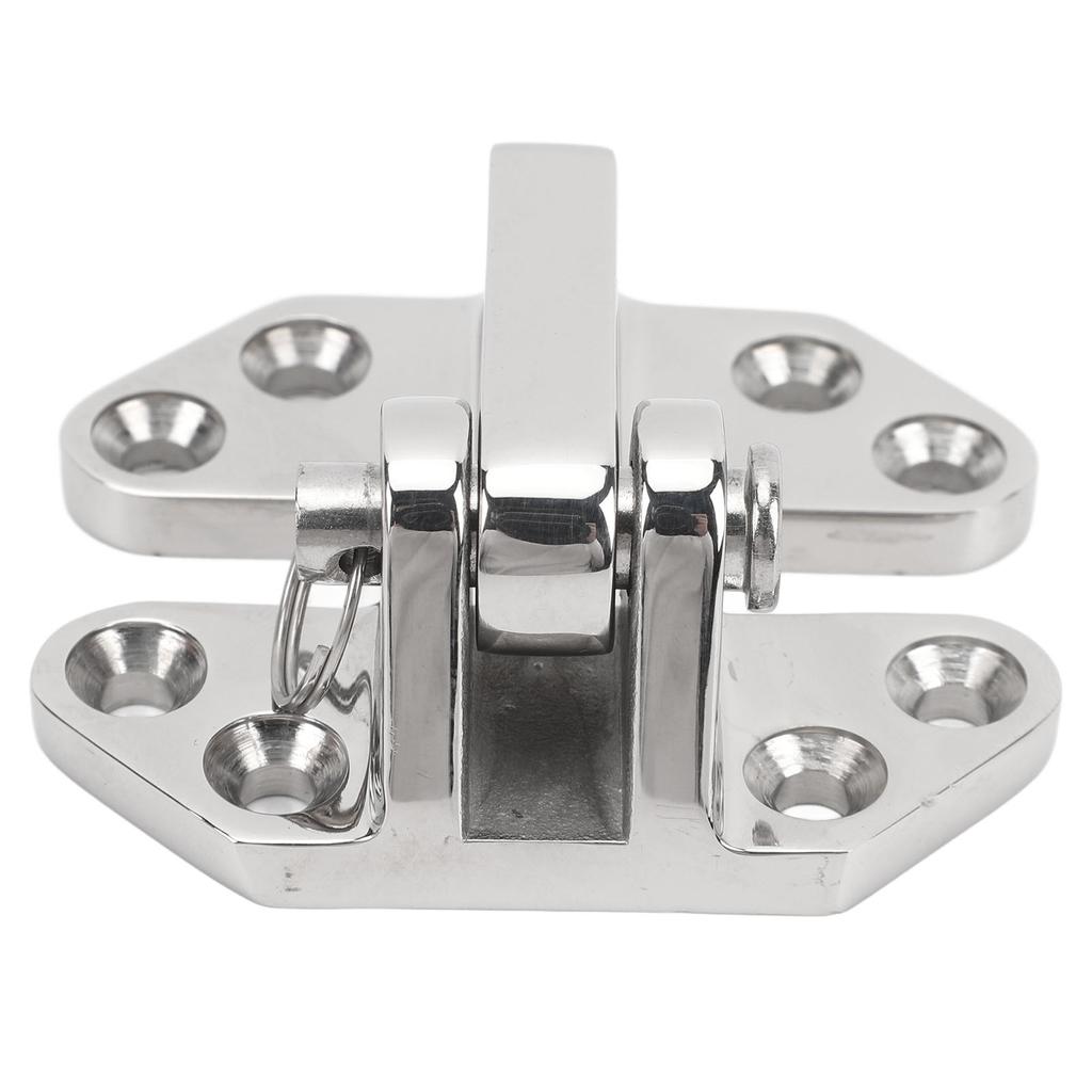 Marine Hinge 316 Stainless Steel Mirror Polished Rust Resistant Deck Hinge Boat Cabin Cover Hinge for Yacht