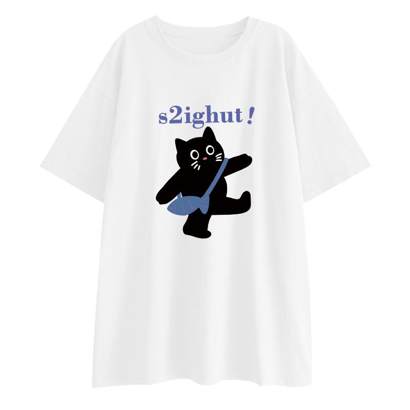 

Women s Plus Size Summer Maternity Two-Piece Set: Stylish Loose-Fit T-Shirt & Slimming Top L (115-135 jin)