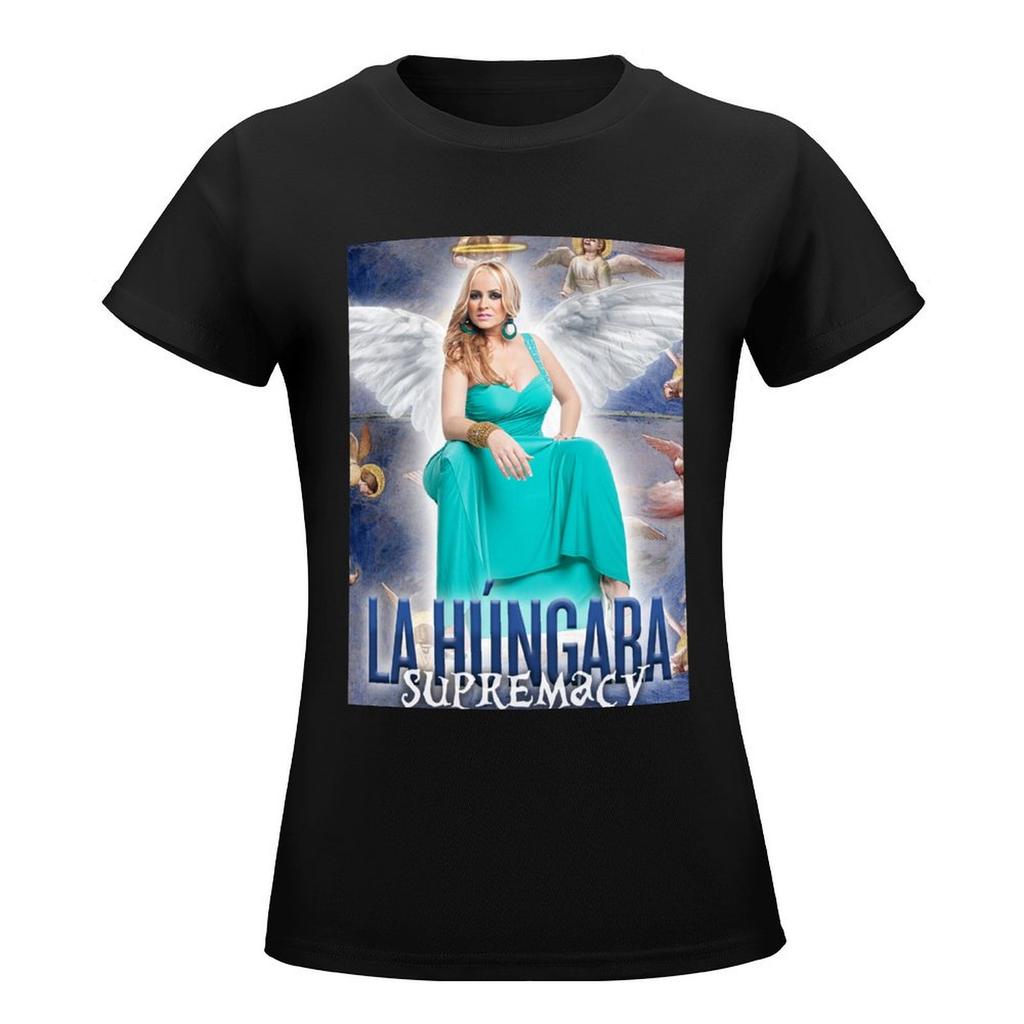The Hungara Supremacy T-Shirt Tees Kawaii Clothes Lady Clothes Anime Clothes Cotton T Shirts Women