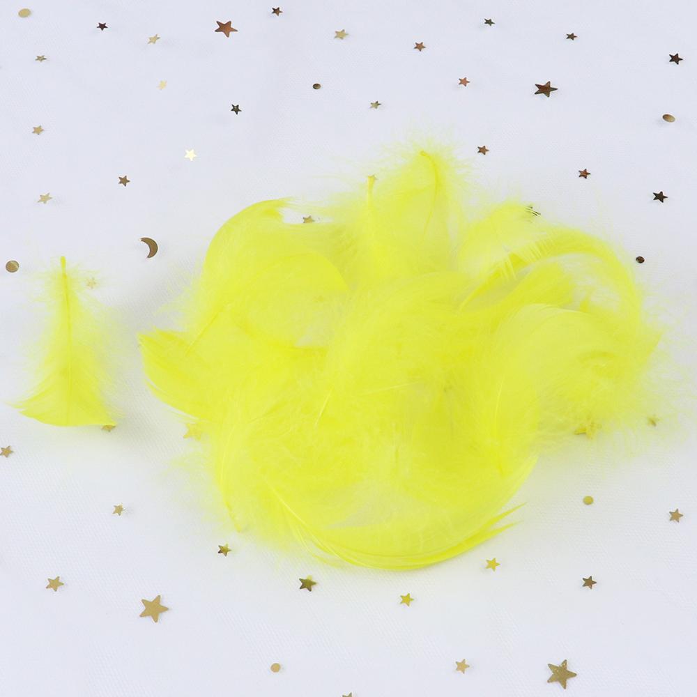 50PCS 5-12cm Natural Goose Feathers Bulk for DIY Crafts Wedding Costume Hair Accessories Party Decorations