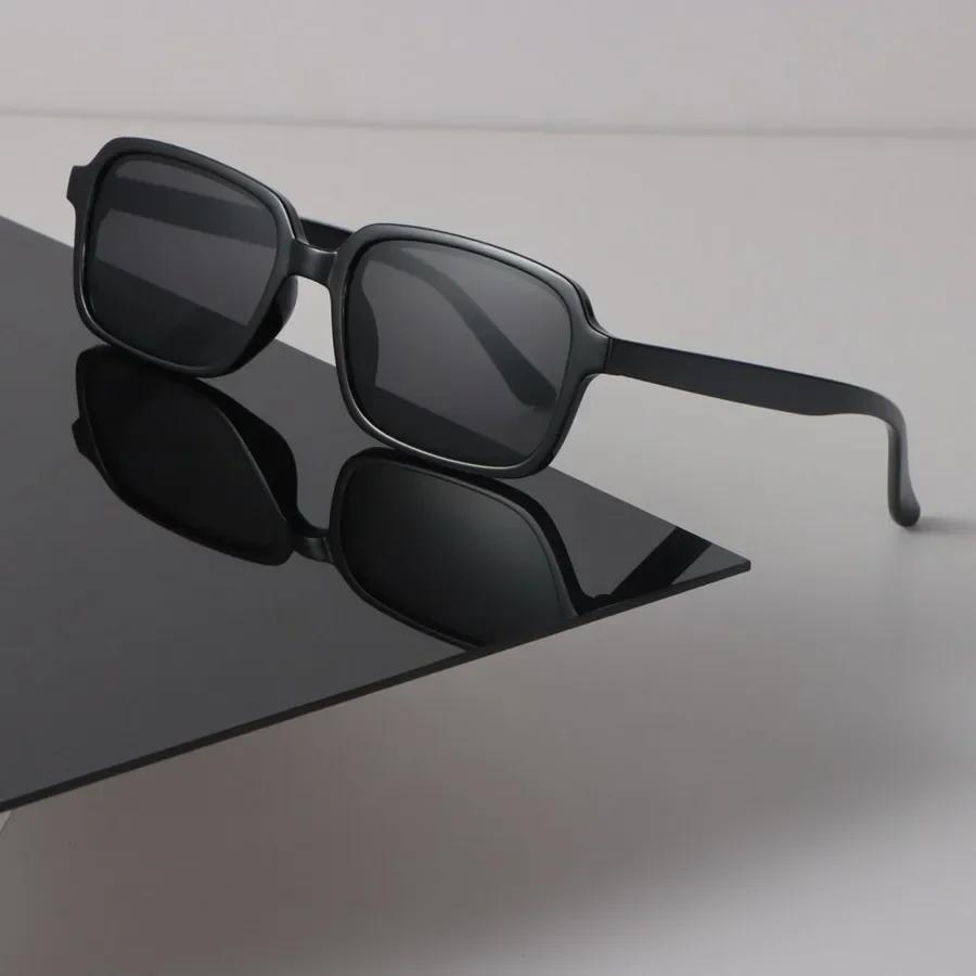 

Small Square Sunglasses Women Men Retro Luxury Female Male Mirror Clear Designer Eyewear Brand Black Sun Glasses Other
