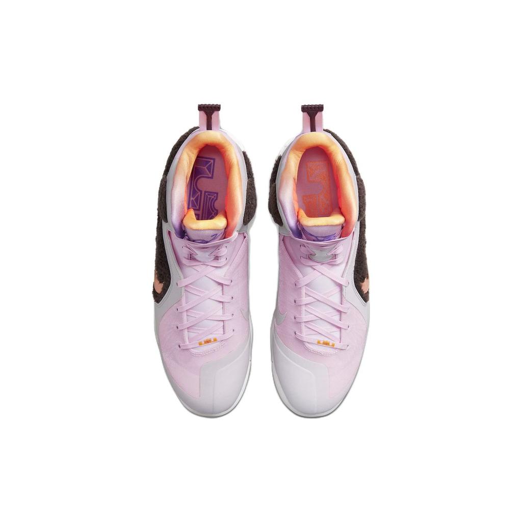 Nike LeBron 9 Regal Pink Men Sneakers Multi-Color Velvet-Brown DJ3908-600