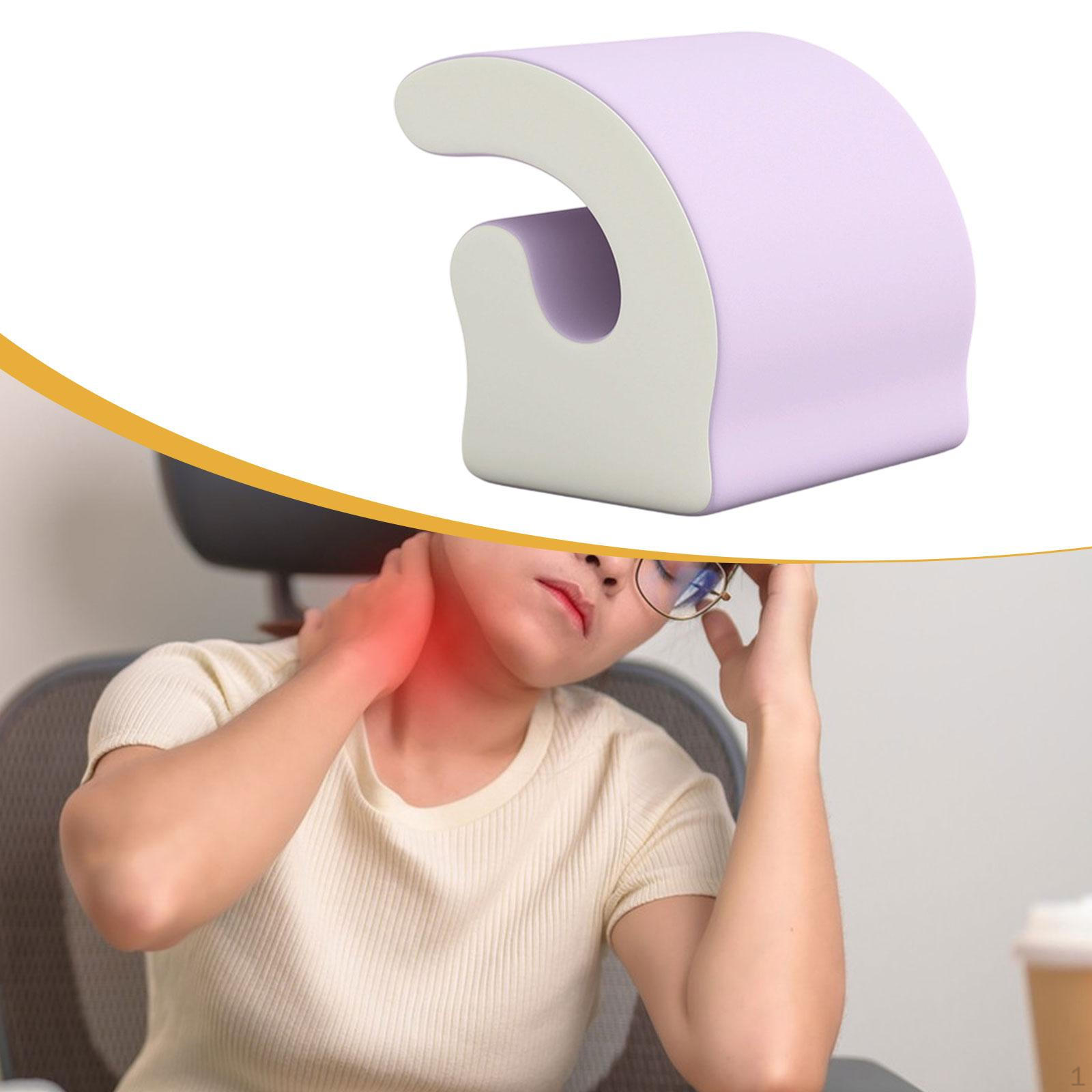 

Шея Удобная Съемная Наволочка Подголовник Подушка для Стола для Сна Путешествий Библиотека Офис Violet