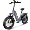 IScooter EB8 Elektrofahrrad 48V15Ah Akku 750W Motor City Elektrofahrräder 20 Zoll Reifen Faltbares E-Bike