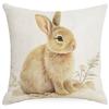 New Easter Pillowcase Spring Retro Rabbit Easter Egg Decorative Pillow Sofa Cushion Cover
