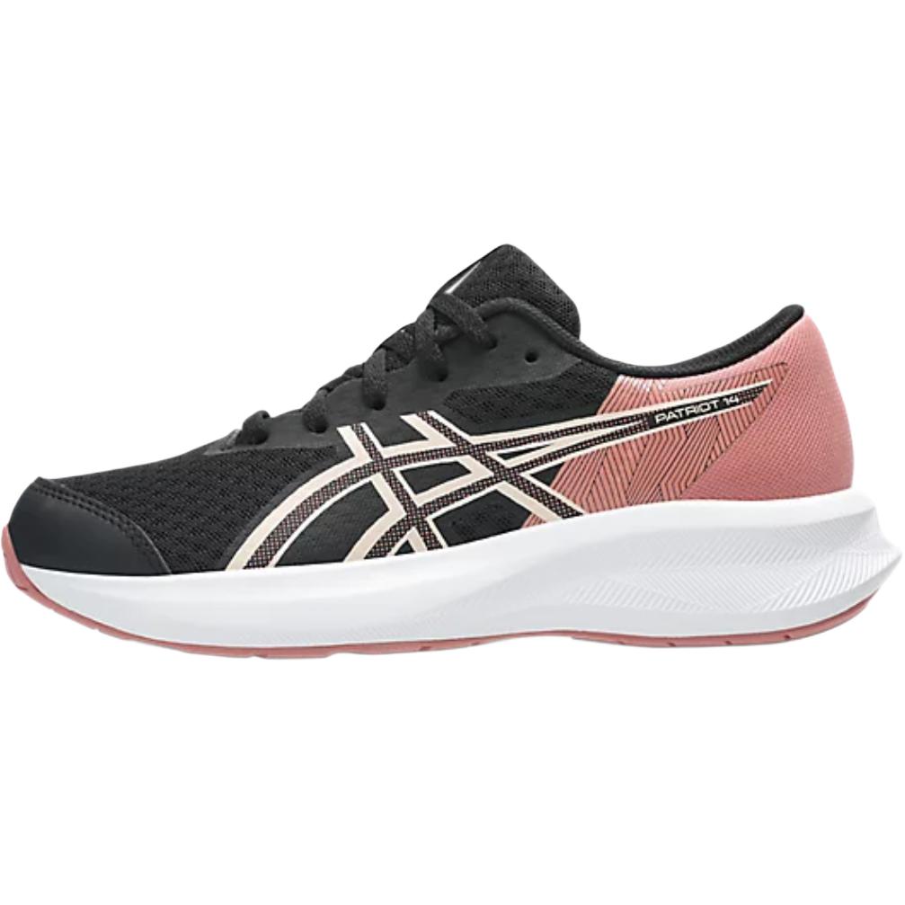 

Asics Patriot 14 Comfortable Durable Breathable Low Top Running Shoes Kids sneaker Black Pink White 1014A392-001 35