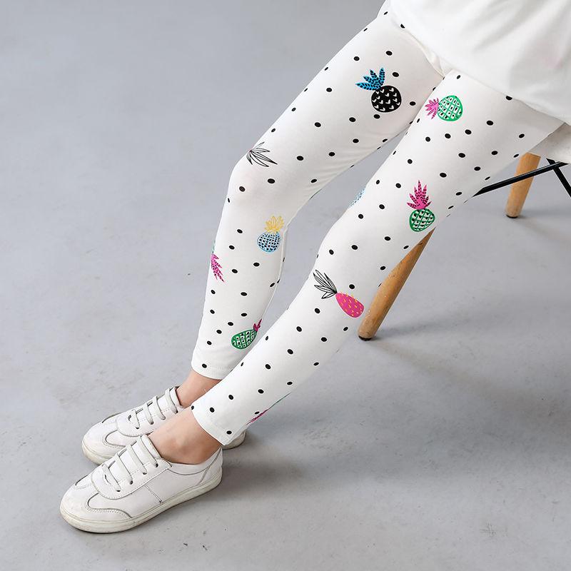 Girls' Leggings Summer Thin Modal Pants Children's Cropped Pants Breathable Mosquito Proof Pants for Outer Wear