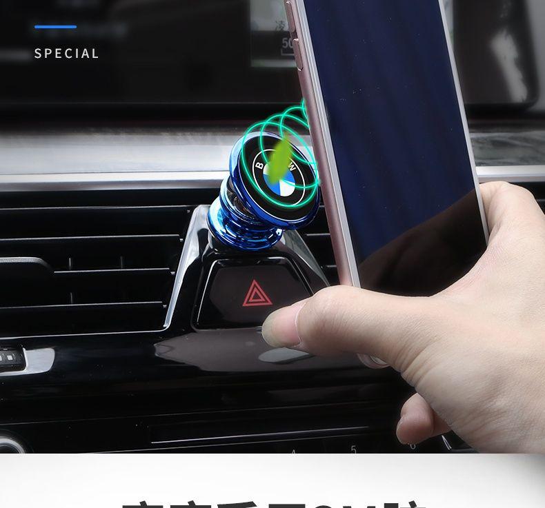 360° Rotating Magnetic Car Phone Holder for Air Vent & Dashboard
