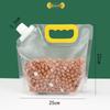 Moisture-Proof Transparent Grain Storage Bag with Spout