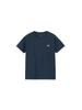 The North Face Small Box Logo Urban Size Short Sleeve Cut and Sew Tee, Navy, 150, T-Shirt