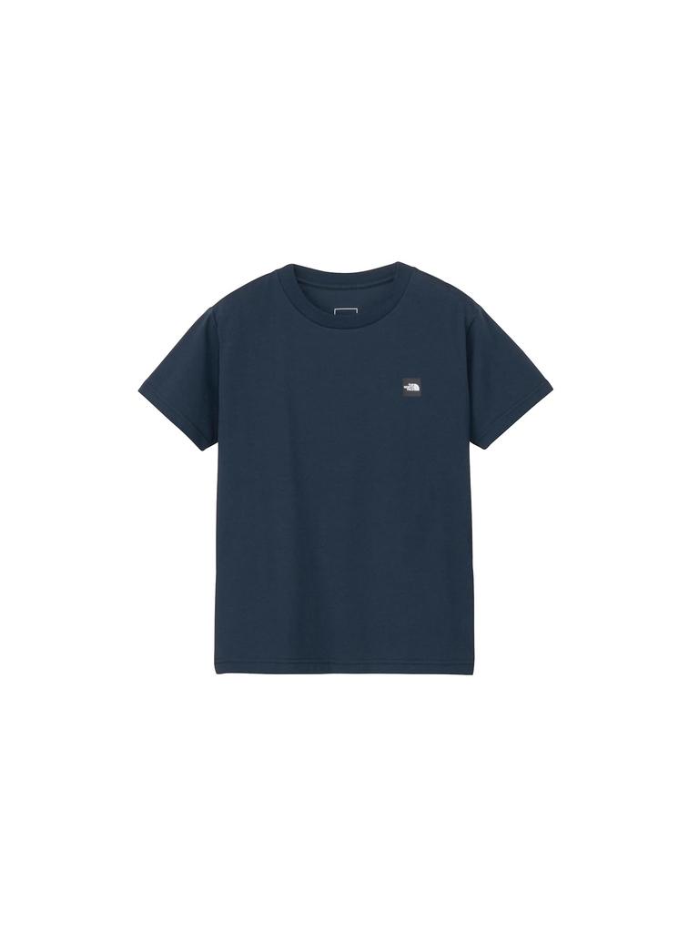 The North Face Small Box Logo Urban Size Short Sleeve Cut and Sew Tee, Navy, 150, T-Shirt