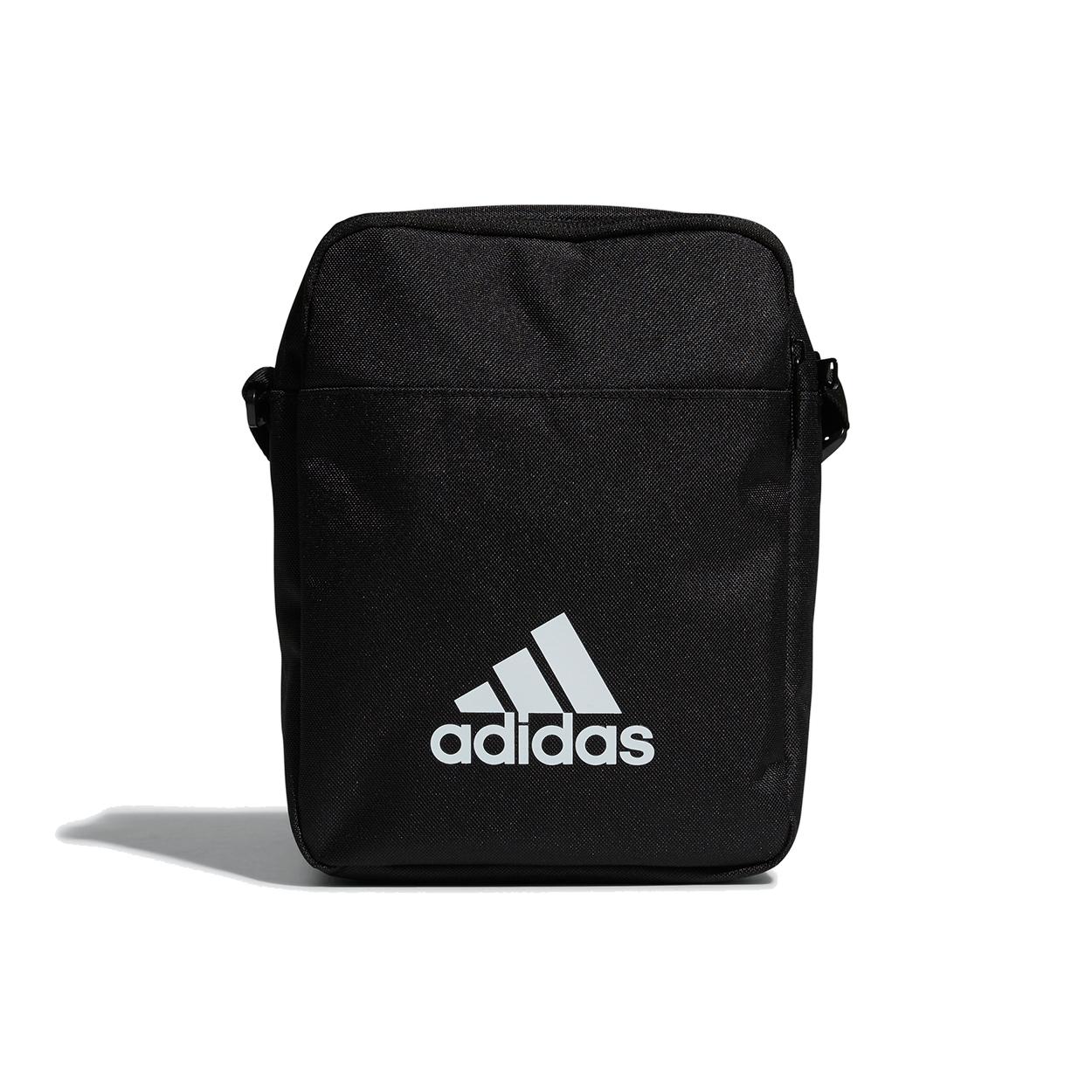 

New Adidas Fabric Shoulder Bag Unisex Black H30336 18.0*7.6*24.1CM