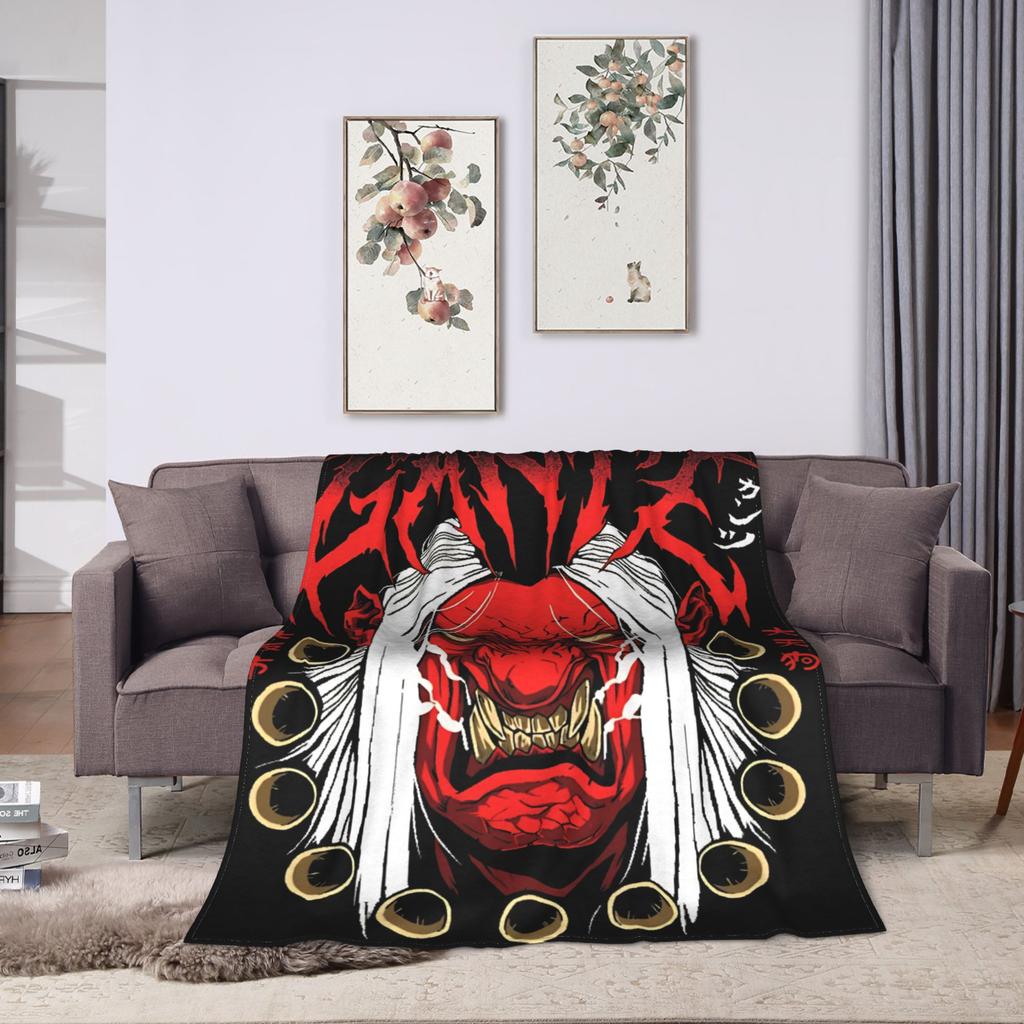 Gantz Metal Plush Blanket Child  Flannel Throw Blanket For Bedroom Super Soft Customized Quality Bedspread Gift