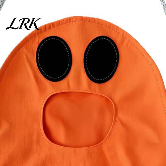 Classic Halloween Trick Or Treat Bag or Candy for Kids, Cute Ghost with Handle, Oxford Cloth Snack Holder Party Favors Kids Goodie Bags