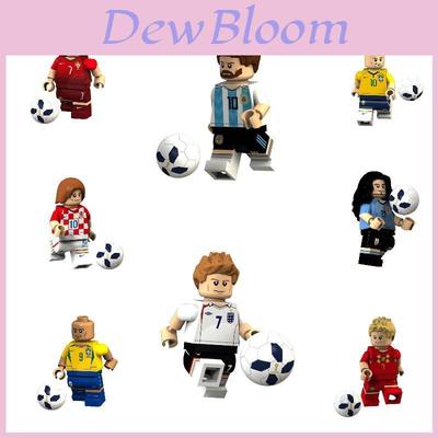 Xp013-020 Cross-border World Cup Compatible Lego Soccer Boy Building Blocks Abs Plastic Material