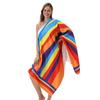 Colorful Stripe Series Microfiber Quick-Dry Beach Towel