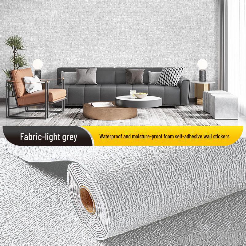 

3D самоклеящиеся водонепроницаемые настенные наклейки для украшения спальни и гостиной 50cm width x 30m length (3mm thick) covers 15 sqm