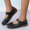 Summer Handmade Retro Soft Sole Mom Shoes Leather Casual Women's Footwear