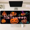 Boo Cute Ghost Black Cat Jack O Lantern Stars Leaves Large Gaming Desk Mat Non Slip Rubber Base Xxl Mouse Pad For Fantasy Art