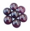 Tiefrote Granat-Cabochons, Runde polierte Granatsteine, AAA-Qualität