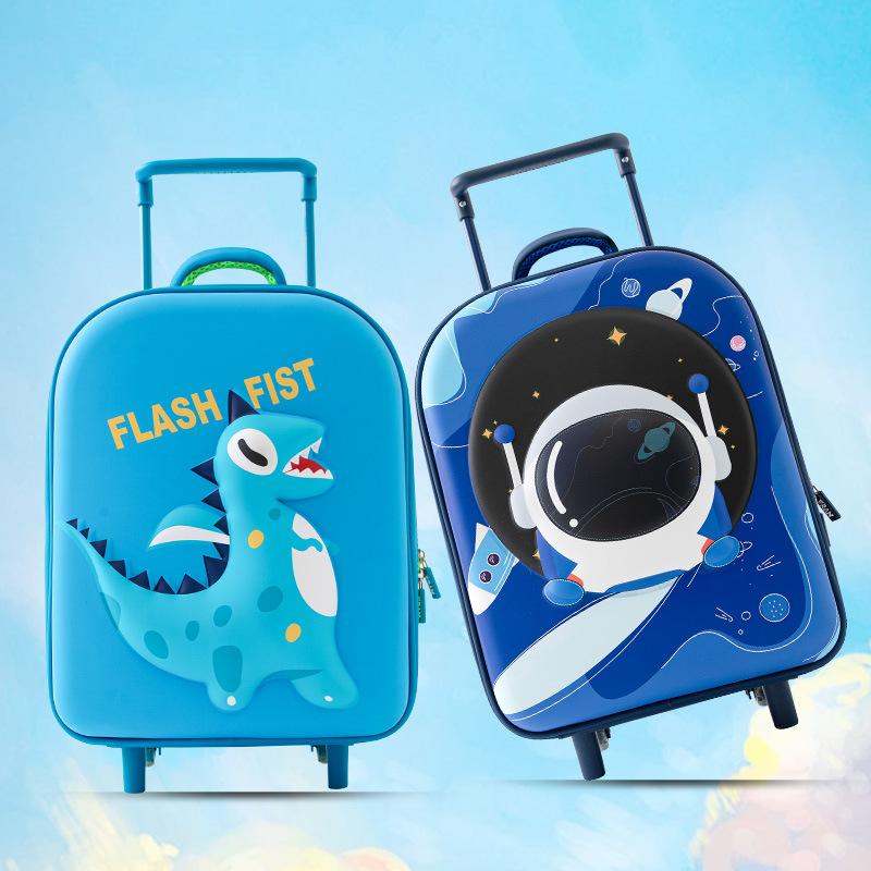 Baby Trolley Case Cartoon Animation Cute Kindergarten Children'S Bag Foreign Style Boys And Girls Suitcase