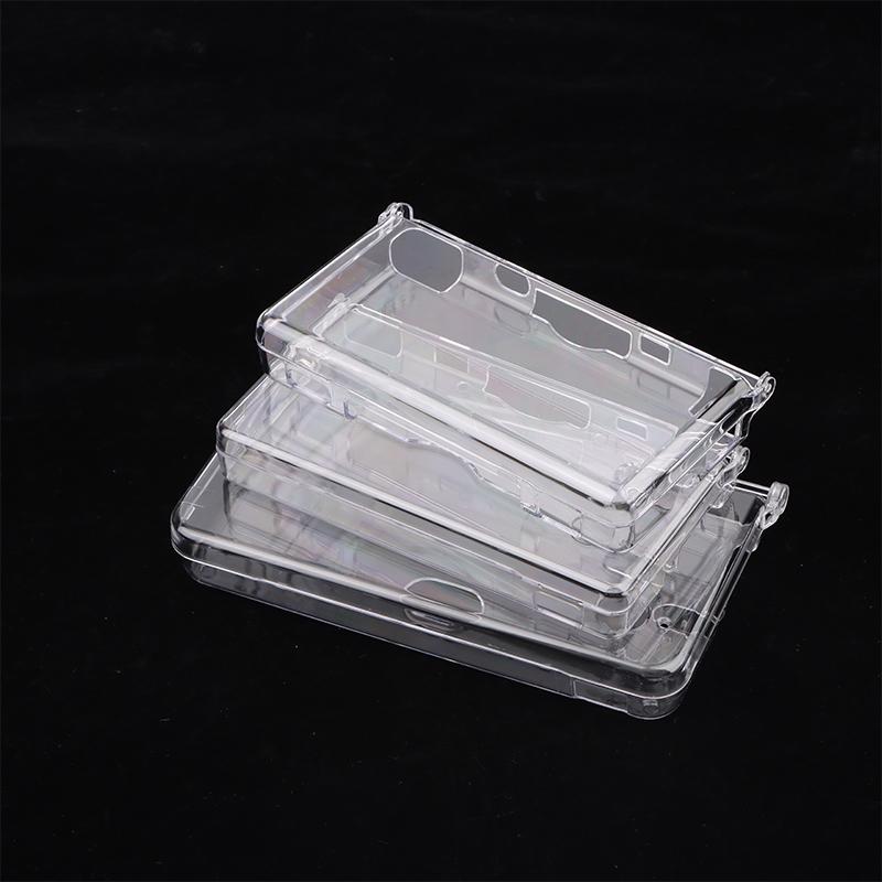 1Pc Plastic Transparent Crystal Shell Skin Case Cover For Ndsl/Ndsi/Ndsi Xl Console With Screen Protective Film