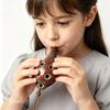 Practical Beginner Ceramic Ocarina 6 Hole Pendant Instrument with Cord for Students, Classroom Study and Regular Practice Use