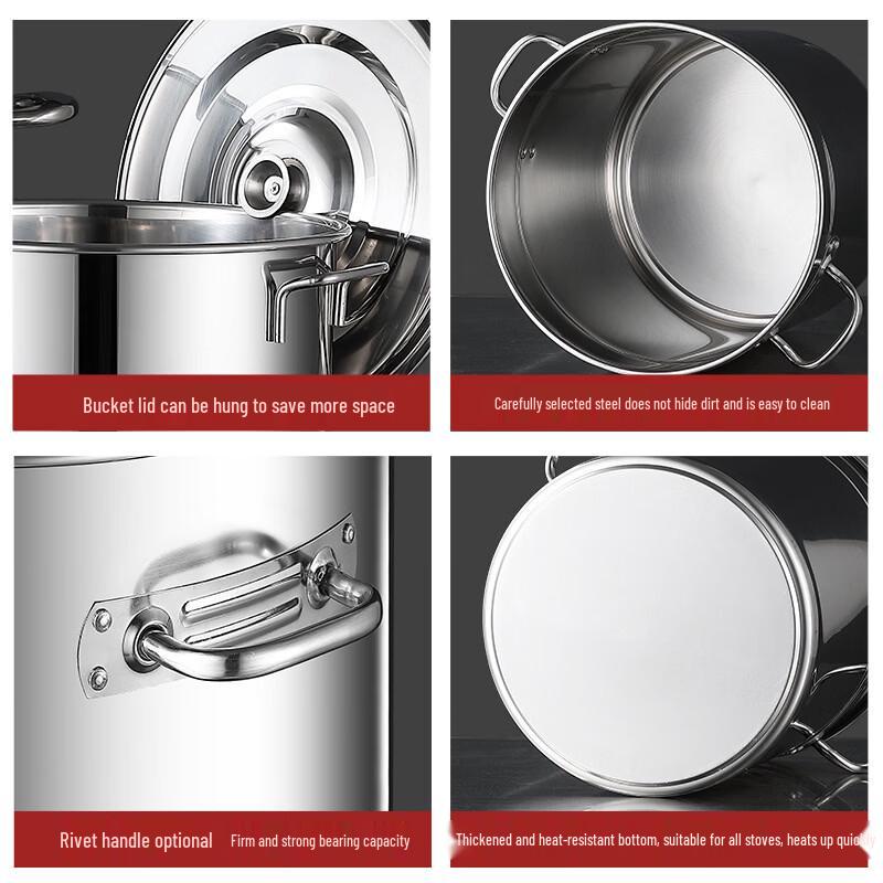 Commercial Thickened Stainless Steel Stockpot